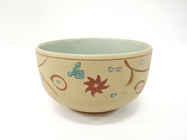 JAPANESE COLLECTIBLE / BOWL / AKAE ARABESQUE / ARTISTS WORK (WITH PROT